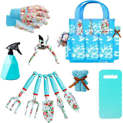 Gardening Tools, Heavy Duty Garden Tools Set with Handle, Durable Fashion Garden Tool Organizer Handbag