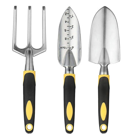 Garden Tool Set with Non-Slip Ergonomic Handles, Aluminum Alloy Rust-Proof Durable Gardening Hand Tools