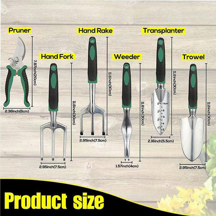Heavy Duty Gardening Tools Set-Gardening Gifts for Women Men-Durable With Non-slip Handle