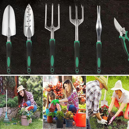Heavy Duty Gardening Tools Set-Gardening Gifts for Women Men-Durable With Non-slip Handle