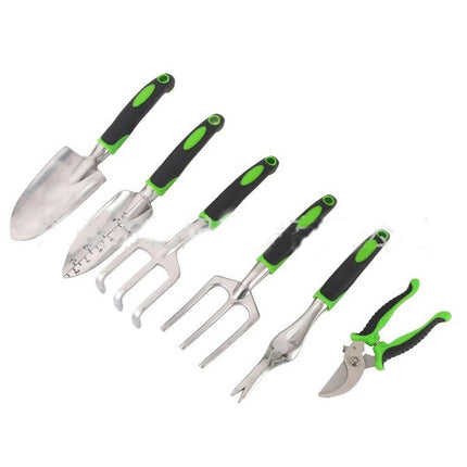 Gardening Tools - 6 Piece Heavy Duty Aluminum Gardening Set, Outdoor Hand Tools Gardening Gifts