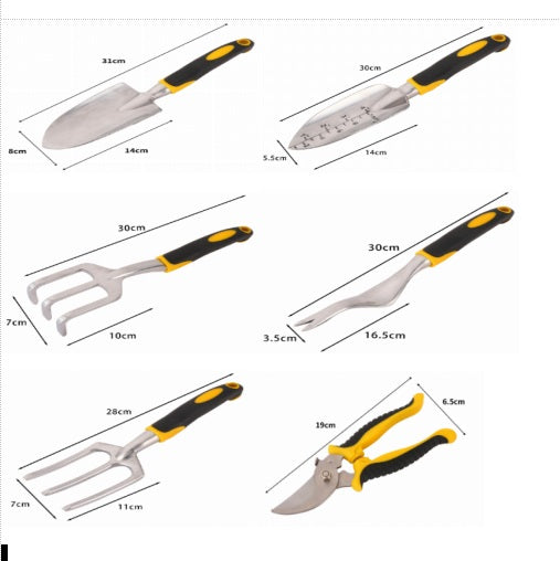 Gardening Tools - 11 Piece Aluminum Gardening Set, Outdoor Hand Tools Gardening Gifts