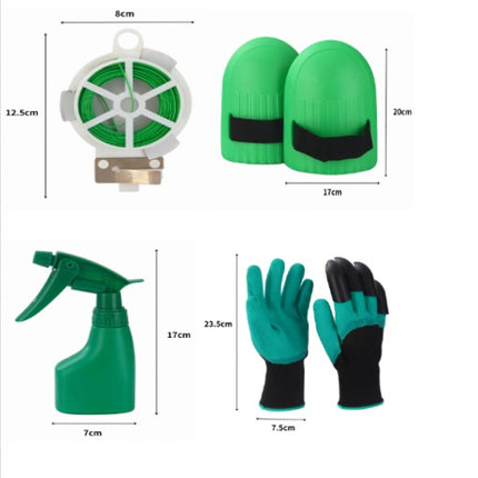 Gardening Tools - 11 Piece Aluminum Gardening Set with Rubber Non-Slip Grips and Tool Bag