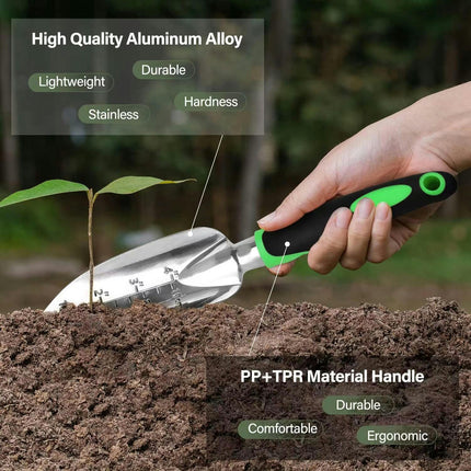 Gardening Tools - 8-Piece Gardening Gift Set for Men and Women with Non-Slip Handles and Tool Bag