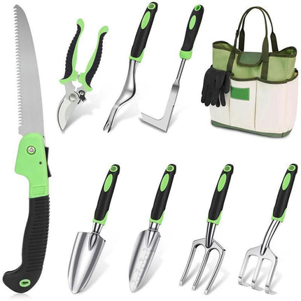 Aluminum Alloy Garden Tool 10-piece Set Multifunctional Pruning Practical Gardening Tool Set