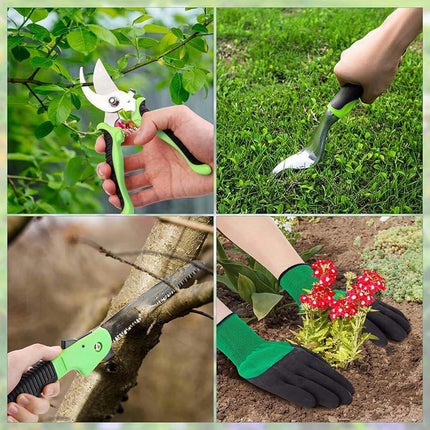 Aluminum Alloy Garden Tool 10-piece Set Multifunctional Pruning Practical Gardening Tool Set
