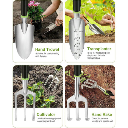 Garden Tools Multifunctional Garden Tools Aluminum Alloy Gardening Tool Set