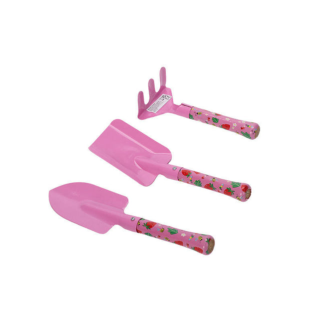 Children's Gardening Set - Beach Toys and Sea Hunting Tool Set Colorful Rake Shovel Fork 3-piece Set