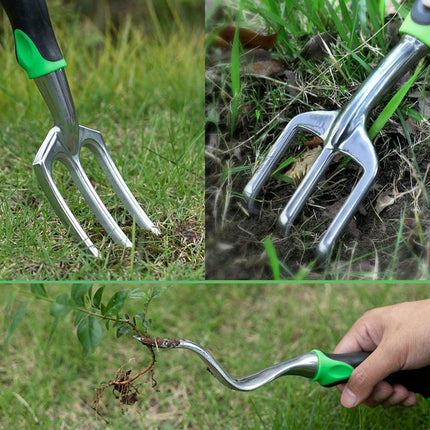 Aluminum Alloy Garden Tool Set - Multifunctional Garden Planting Weeding Gardening Tool Set