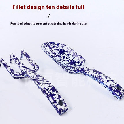 Garden Planting Gardening Tools 2-piece Set Printed Stainless Steel Set Combination Garden Tools