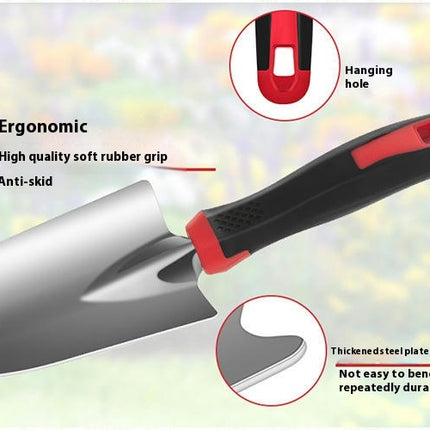 Gardening Tool 9-Piece Set - Heavy Duty Stainless Steel Garden Tool Set with Non-Slip Handle and Carry Bag