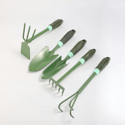 Gardening Tool Set, 5-Piece Carbon Steel Hand Tool Starter Kit - Outdoor Planting Gardening Tools