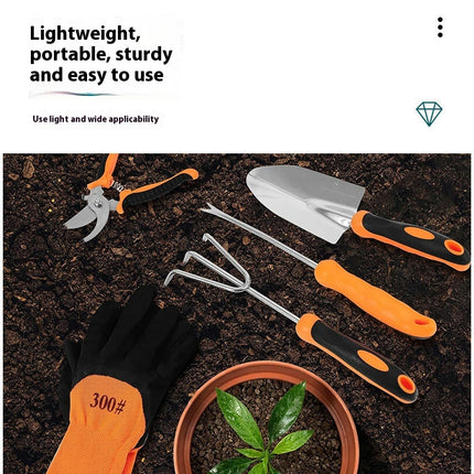 Garden Tools Set, 8PCS Heavy Duty Garden Tool Kit , Gardening Tools Gifts for Women and Men
