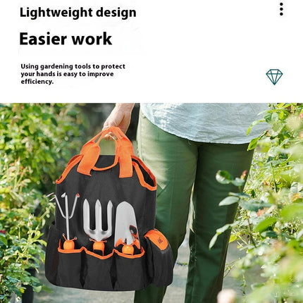Garden Tools Set, 8PCS Heavy Duty Garden Tool Kit , Gardening Tools Gifts for Women and Men