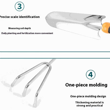 Garden Tools Set, 8PCS Heavy Duty Garden Tool Kit , Gardening Tools Gifts for Women and Men