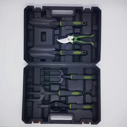 Garden Tool Set, Gardening Tools with Non-slip Handle and Tool Box, Gardening Gifts for Men and Women