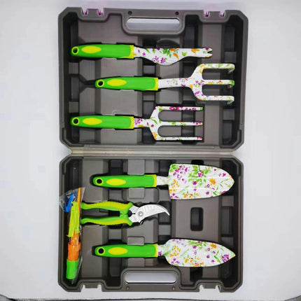 Garden Tool Set, Gardening Tools with Non-slip Handle and Tool Box, Gardening Gifts for Men and Women