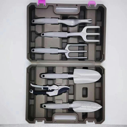 Garden Tool Set, Gardening Tools with Non-slip Handle and Tool Box, Gardening Gifts for Men and Women