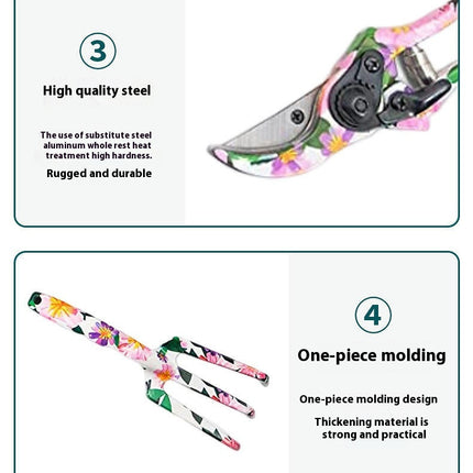 Gardening Tool Set, Flower Gardening Gift for Women with Non-Slip Rubber Handle and Storage Tote Bag