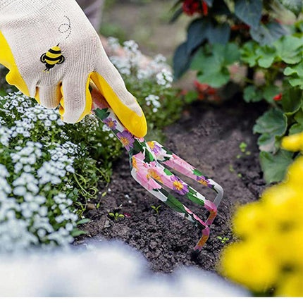 Gardening Tool Set, Flower Gardening Gift for Women with Non-Slip Rubber Handle and Storage Tote Bag