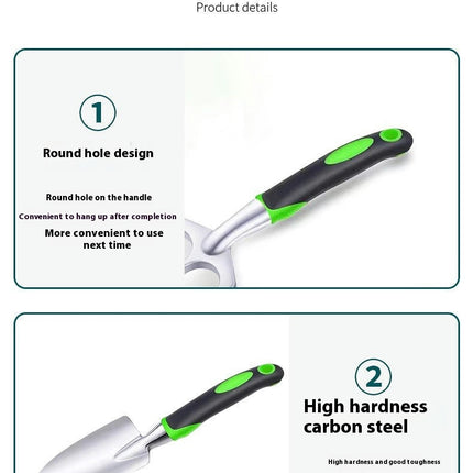 Garden Tools Set, Ergonomic Handle Garden Hand Tools with with Tool Box Gardening Gifts for Women
