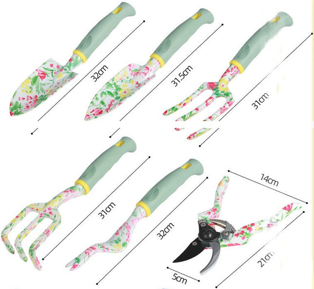 Gardening Tools Set Heavy Duty Floral Garden Tool Set Gardening Gifts for Women Men Birthday with Tote Bag