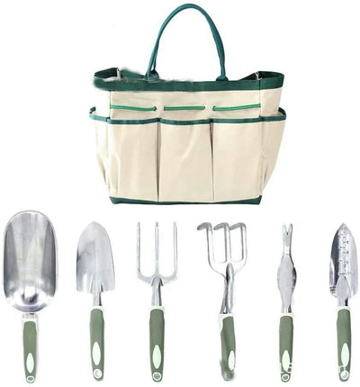 Garden Tools Set Outdoor Hand Tools,  Gardening Tools Gifts for Women and Men With Tote Bag