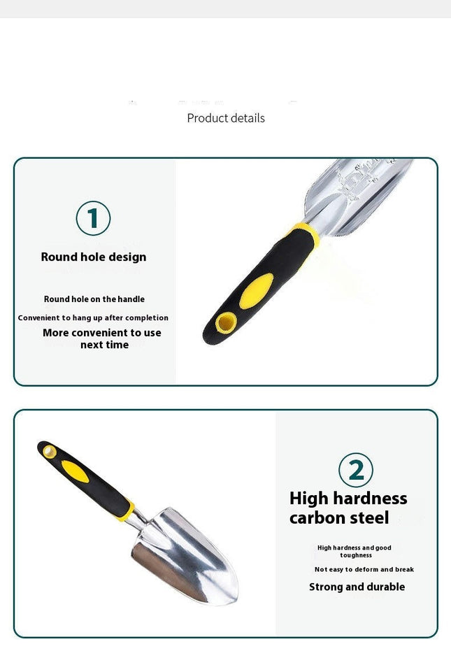 Gardening Tool 4-piece Set with Non-slip Handle, Ideal Gardening Tool Gift for Women and Men