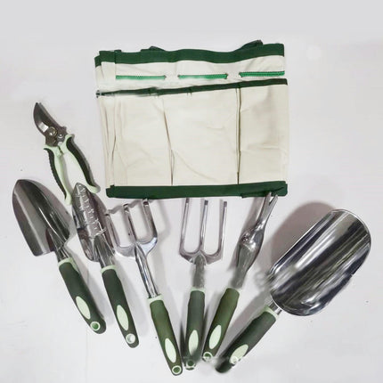 Garden Tools Set Outdoor Hand Tools,  Gardening Tools Gifts for Women and Men With Tote Bag