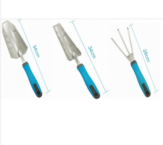 Aluminum Alloy Tool 3-piece Set-Gardening Garden Tool Set for Outdoor Planting Pine Tools