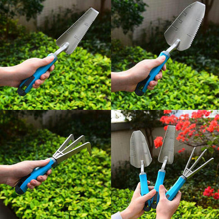 Aluminum Alloy Tool 3-piece Set-Gardening Garden Tool Set for Outdoor Planting Pine Tools