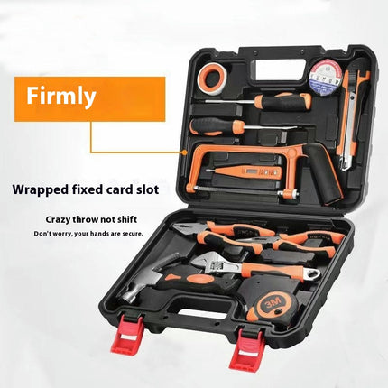 Tool Kit Household Tool Set 12-Piece General Hand Tool Kit with Toolbox Storage Case