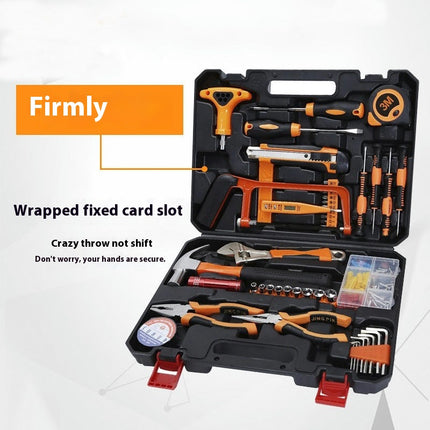 Hardware Tool Set-Universal Household Hand Tool Set, Auto Repair Tool Set with Plastic Tool Box