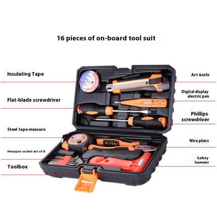 Hand Tool Set - Universal Household Tool Set, Auto Repair Tool Set with Plastic Tool Box-A
