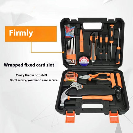 21 Piece General Household Hand Tool Set Kit with Plastic Toolbox Electricians Tools