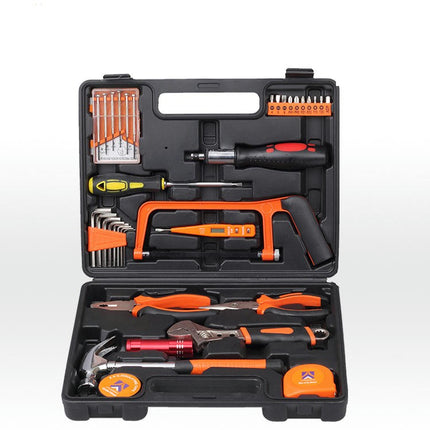 36-Piece Tool Set - Household Hand Tools with Plastic Tool Box Storage Box