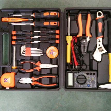 26 Piece Tool Set - Auto Repair Tool Set, Universal Household Hand Tools with Plastic Tool Box Storage Box