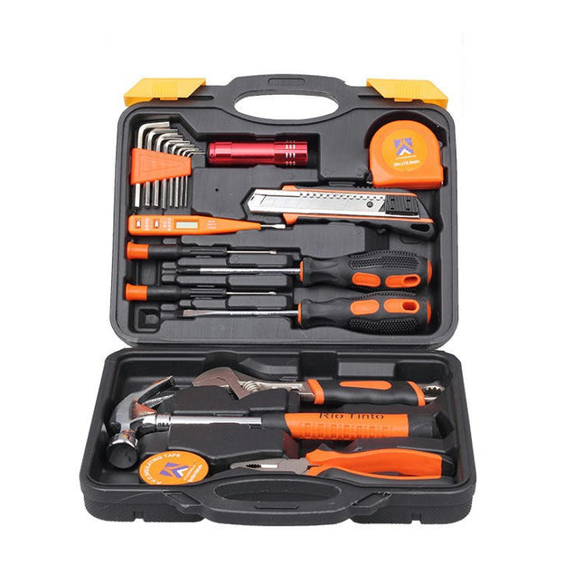 18-Piece Tool Set - Home Repair Tool Set Stainless Steel Hand Tools with Carrying Case