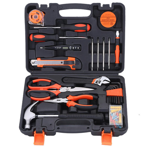 Manual Hardware Tool Set-Woodworking Electric Tool Box Household Combination Set