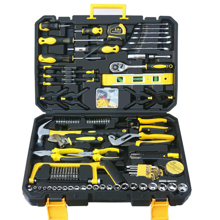 158-piece Carpentry and Electrician Hand Tool Set - Suitable for DIY, Home Maintenance