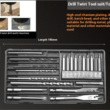 128-Piece General Household Home Repair and Mechanic's Hand Tool Kit Set