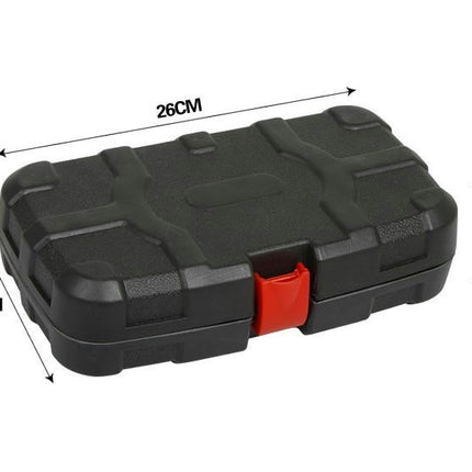 9-Piece Household Combination Tool Kit - Universal Hand Tool Set with Plastic Tool Case