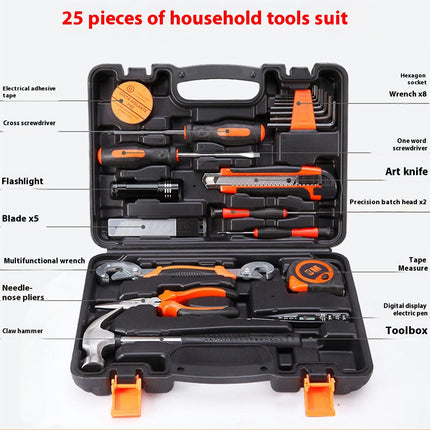 Household Hardware Tool Set Electrician Combination Manual Repair Portable Tool Box