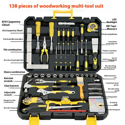 Household Hardware Tool Set Electrician Combination Manual Repair Portable Tool Box