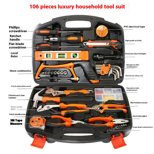 Tool Set Multifunctional Hardware Tool Box Household Repair Hand Tool Set