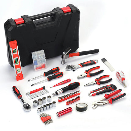 120-piece Hardware Gift Tool Set - Home Car Repair Tool Box Combination Set