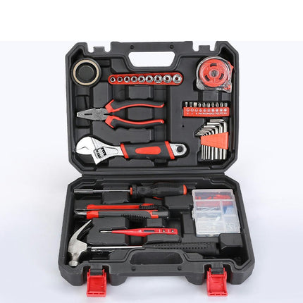 Tool Set 37 Pieces General Household Small Hand Tool Kit with Plastic Tool Box Storage Case