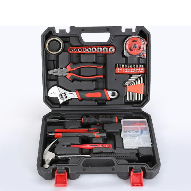 Tool Set 37 Pieces General Household Small Hand Tool Kit with Plastic Tool Box Storage Case