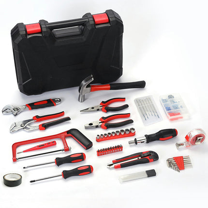 Tool Set -108 Piece Tool sets General Household Hand Tool Kit with Plastic Tool Box Storage Case
