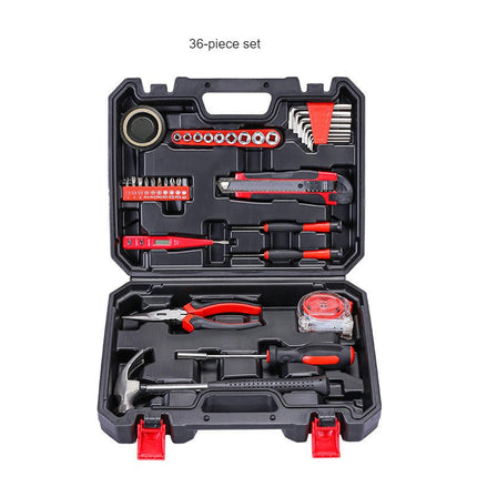 Household Hardware Tool Set Electrical and Carpentry Manual Repair Combination Set with Tool Box